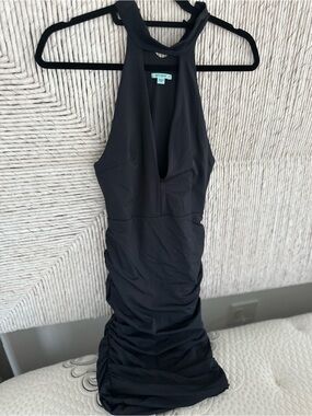 halter high neck midi dress DOROTA HALTER NECK MIDI DRESS